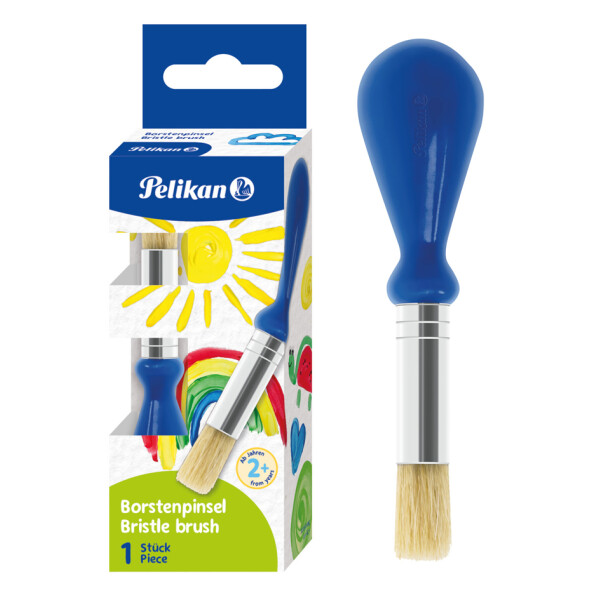 Pelikan Kleinkindpinsel mit Knubbelgriff, blau