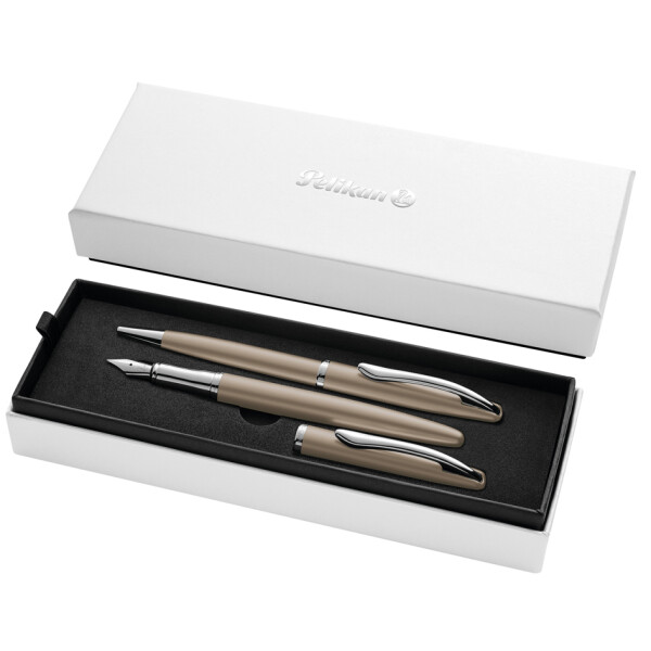 Pelikan Schreibgeräte-Set Jazz Noble Elegance, taupe