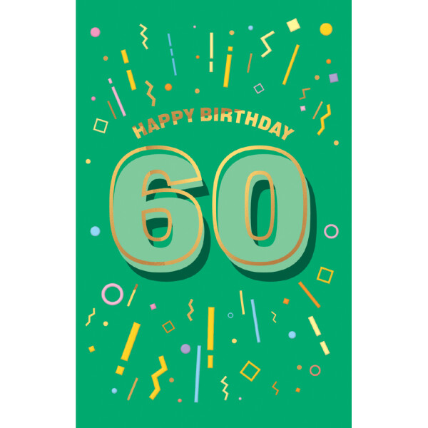 SUSY CARD Geburtstagskarte "Zahlen" - 40. Geburtstag
