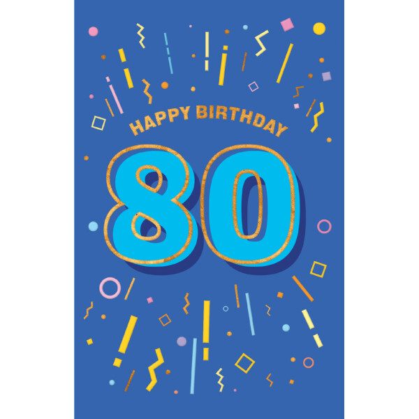 SUSY CARD Geburtstagskarte "Zahlen" - 60. Geburtstag