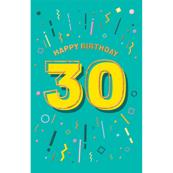 SUSY CARD Geburtstagskarte "Zahlen" - 60. Geburtstag