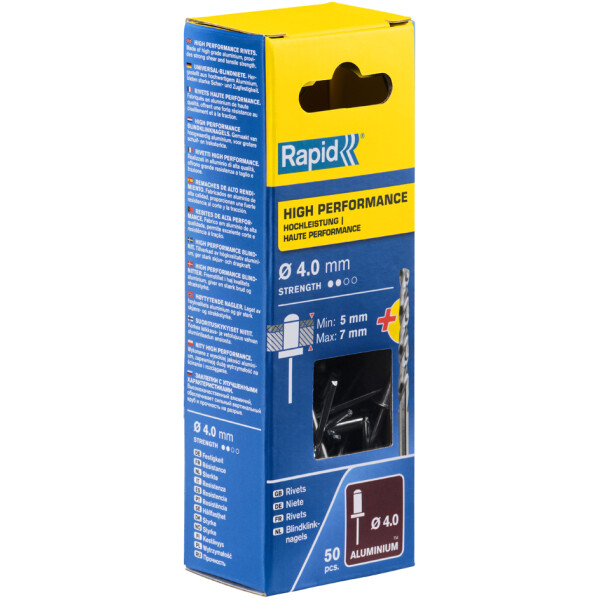 Rapid Blindniete Universal, 3,2 x 8 mm, aus Aluminium