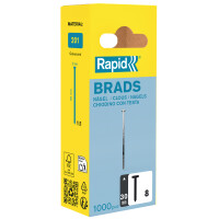 Rapid Nägel Typ 8, 15 mm, galvanisiert, Kleinpackung