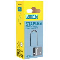 Rapid Kabelklammern Typ 7, 12 mm, galvanisiert
