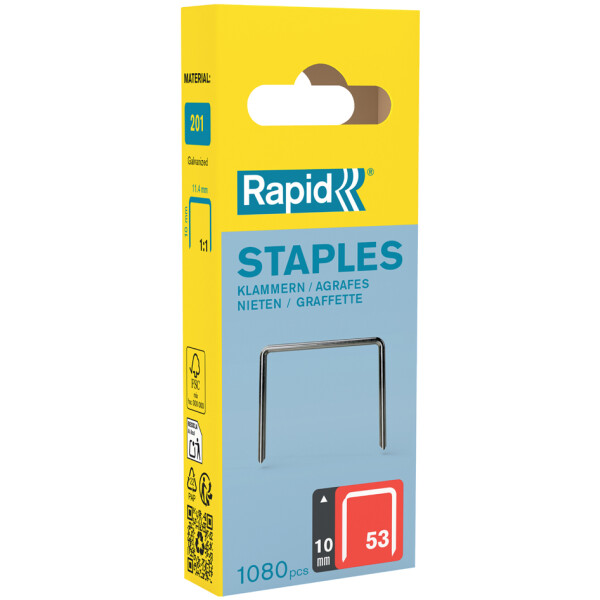 Rapid Feindrahtklammern Typ 53, 12 mm, Kleinpackung
