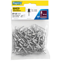 Rapid Blindniete Standard, 4,0 x 8 mm, aus Aluminium