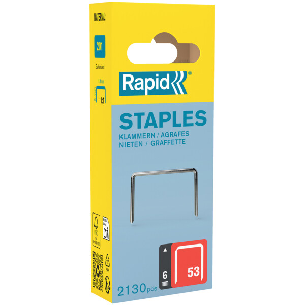 Rapid Feindrahtklammern Typ 53, 14 mm, Kleinpackung