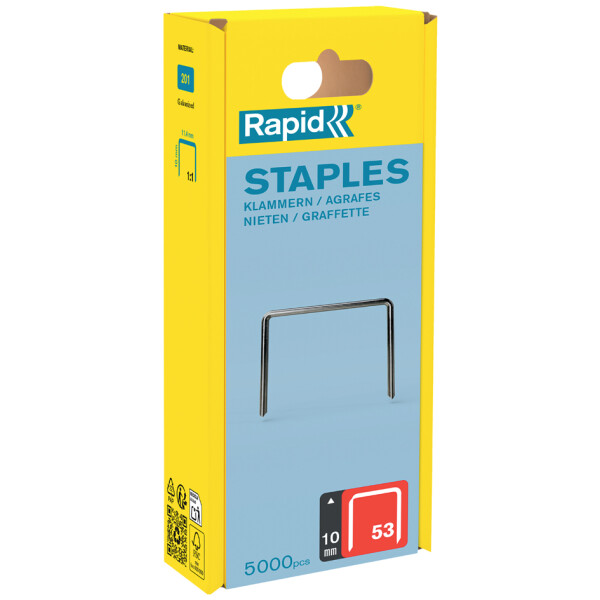 Rapid Feindrahtklammern Typ 53, 8 mm, Großpackung
