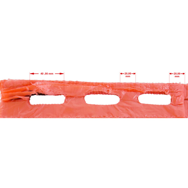 dm-folien Hundekotbeutel, 250 x 310 mm, geblockt, rot
