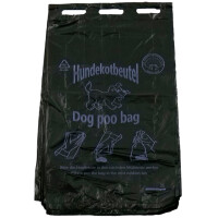 dm-folien Hundekotbeutel, 250 x 310 mm, geblockt, rot