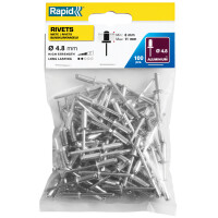 Rapid Blindniete Standard, 4,0 x 12 mm, aus Aluminium