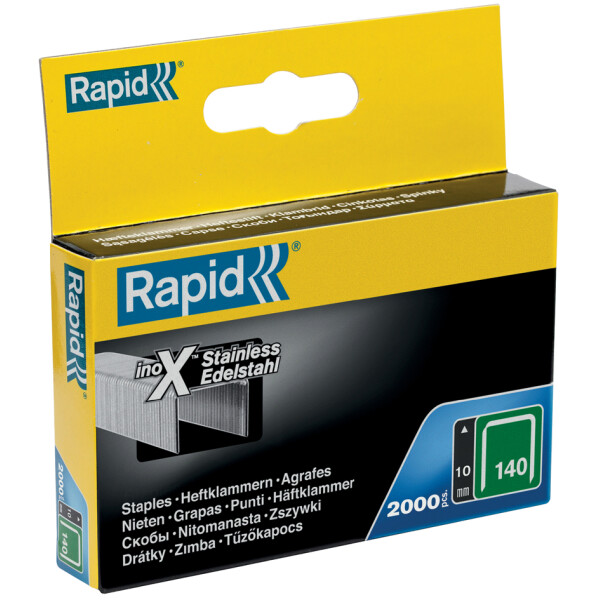 Rapid Flachdrahtklammern Typ 140, 10 mm, Großpackung