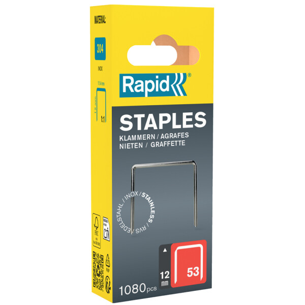 Rapid Feindrahtklammern Typ 53, 10 mm, Kleinpackung