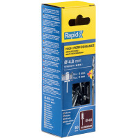 Rapid Blindniete Universal, 4,8 x 12 mm, aus Aluminium