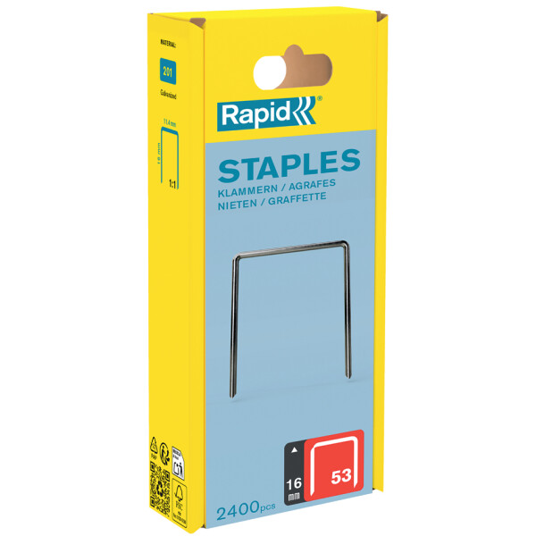 Rapid Feindrahtklammern Typ 53, 10 mm, Gro&szlig;packung