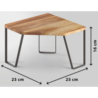 metaltex Mehrzweck-Eckregal York LAVA, 1 Etage