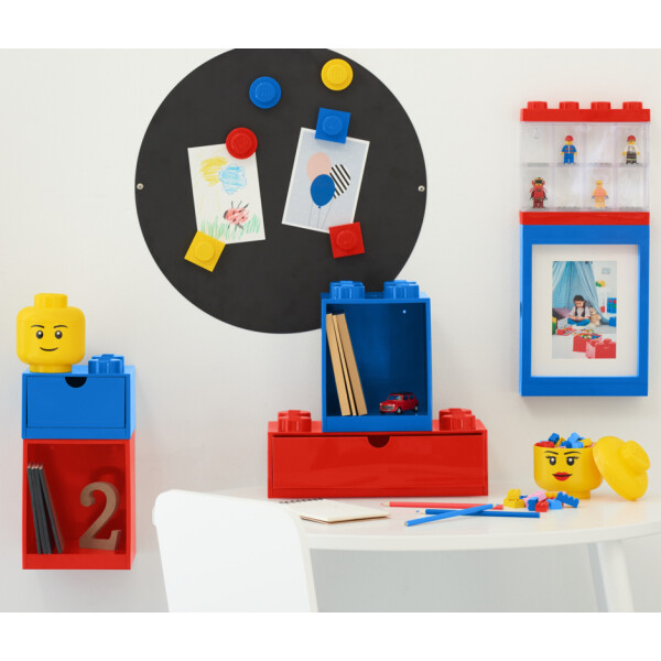 LEGO Aufbewahrungskopf STORAGE HEAD SNOWMAN, S, wei&szlig;
