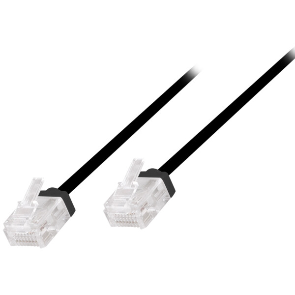 LogiLink Slim High-Flex Patchkabel, Kat. 6A, U UTP, 0,15 m