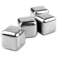 metaltex Eiswürfel-Set, wiederverwendbar, aus Edelstahl