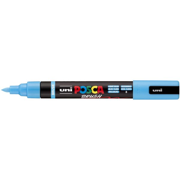 POSCA Pigmentmarker PC-5BR BRUSH, hellblau