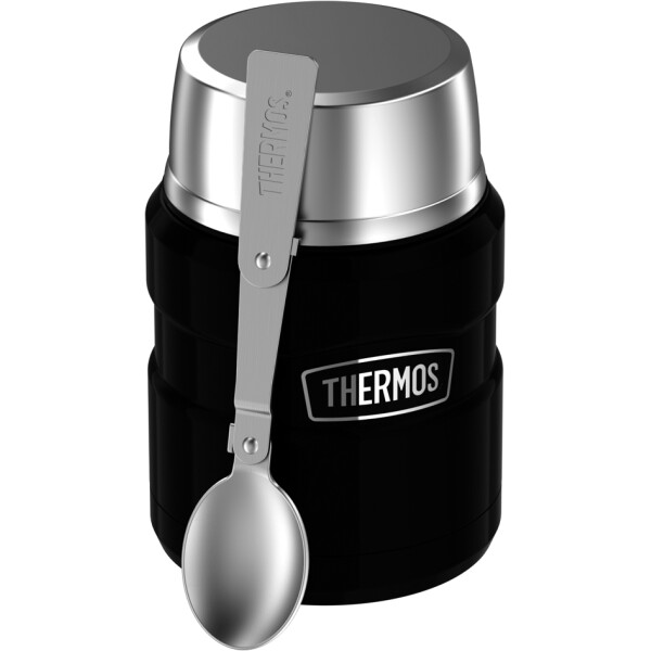 THERMOS Speisegefäß STAINLESS KING, 0,47 Liter, schwarz