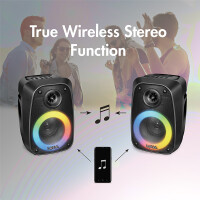 LogiLink BT 5.0 TWS Lautsprecher, 5 EQ-Modi, schwarz