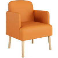 PAPERFLOW Besucheressel Brooks, Kunstleder, orange