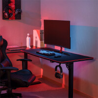 LogiLink XXXL Gaming Mauspad, schwarz