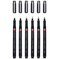 ROYAL TALENS Pigment Fineliner Complete, schwarz, 6er Set