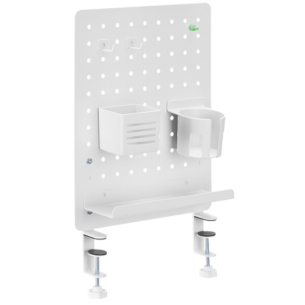 LogiLink Lochplatten-Organizer, für Klemmmontage, weiß