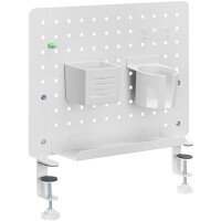 LogiLink Lochplatten-Organizer, für Klemmmontage, weiß