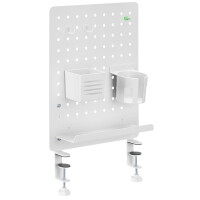 LogiLink Lochplatten-Organizer, für Klemmmontage, weiß