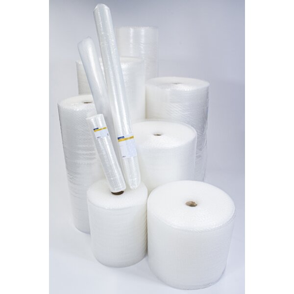 RAADHUIS Luftpolsterfolie, 750 mm x 100 m, transparent