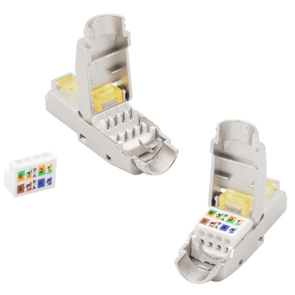 LogiLink RJ45-Steckverbinder, Kat.8.1, geschirmt