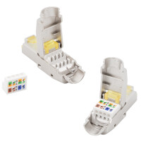 LogiLink RJ45-Steckverbinder, Kat.8.1, geschirmt