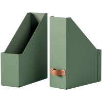 LEITZ Stehsammler-Set Puro, DIN A4, Karton, salbeigrün