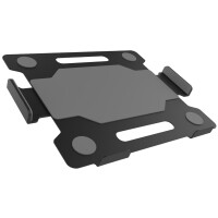 UNiLUX Notebook-Halter AXIO, Stahl Silikonpads, schwarz