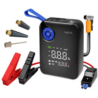 LogiLink 4-in-1 KFZ-Starthilfegerät, 7.200 mAh, schwarz