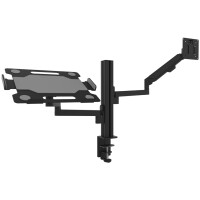 UNiLUX Gasfederarm AXIO, Aluminium ABS, schwarz