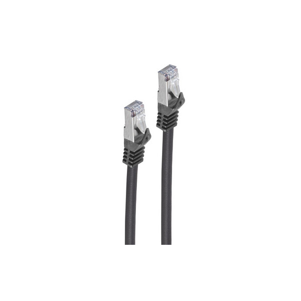 shiverpeaks Patchkabel PUR, Kat. 6A, S FTP, 50,0 m, schwarz