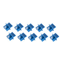 shiverpeaks Staubschutz für RJ45 Kupplungen, blau