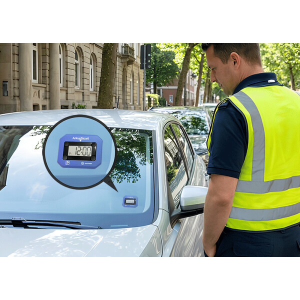 LogiLink Elektronische Parkscheibe, blau