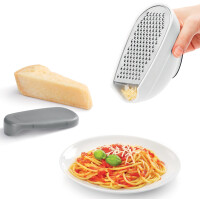 metaltex Universalreibe Trio-Box, 3 Einsätze, grau weiß