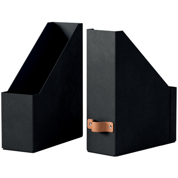 LEITZ Stehsammler-Set Puro, DIN A4, Karton, schwarz