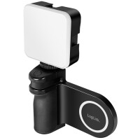LogiLink Magnetischer Smartphone-Kameragriff mit LED-Licht