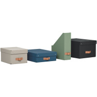 LEITZ Aufbewahrungsbox-Set Puro, Karton, 7 Liter, nachtblau