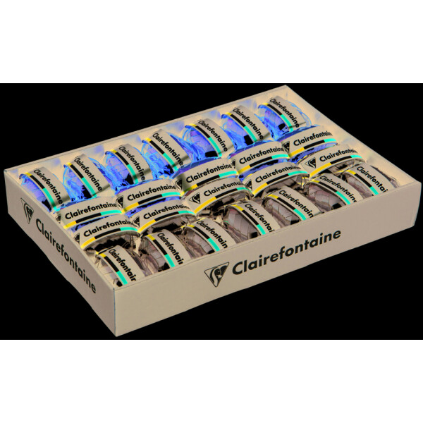 Clairefontaine Ringelband-Eikn&auml;uel, gold &amp; silber sortiert