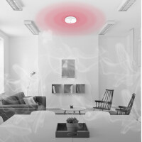 LogiLink Rauchmelder, extra flach, 85 db, weiß