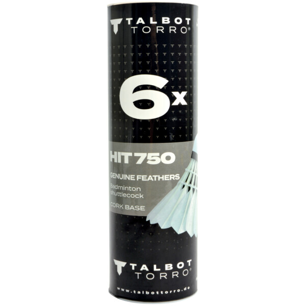 TALBOT torro Badmintonball Hit 750, slow, weiß