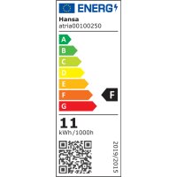 Hansa LED-Stehleuchte -Leseleuchte ATRIA, matt-schwarz